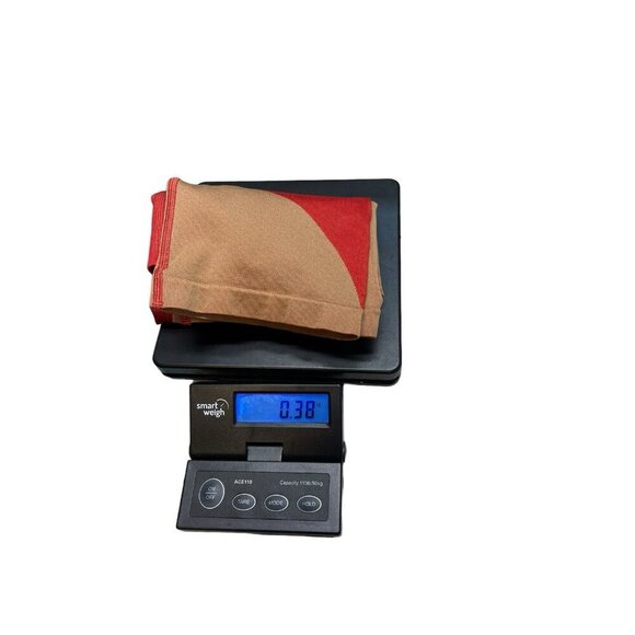 Fabletics Seamless High-Waisted Bike Shorts Haute Red Maplewood Colorblock M - Picture 5 of 6